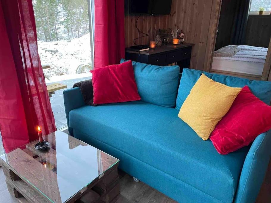 Cosy Cabin Between Lake And Mountain Treungen Exterior photo