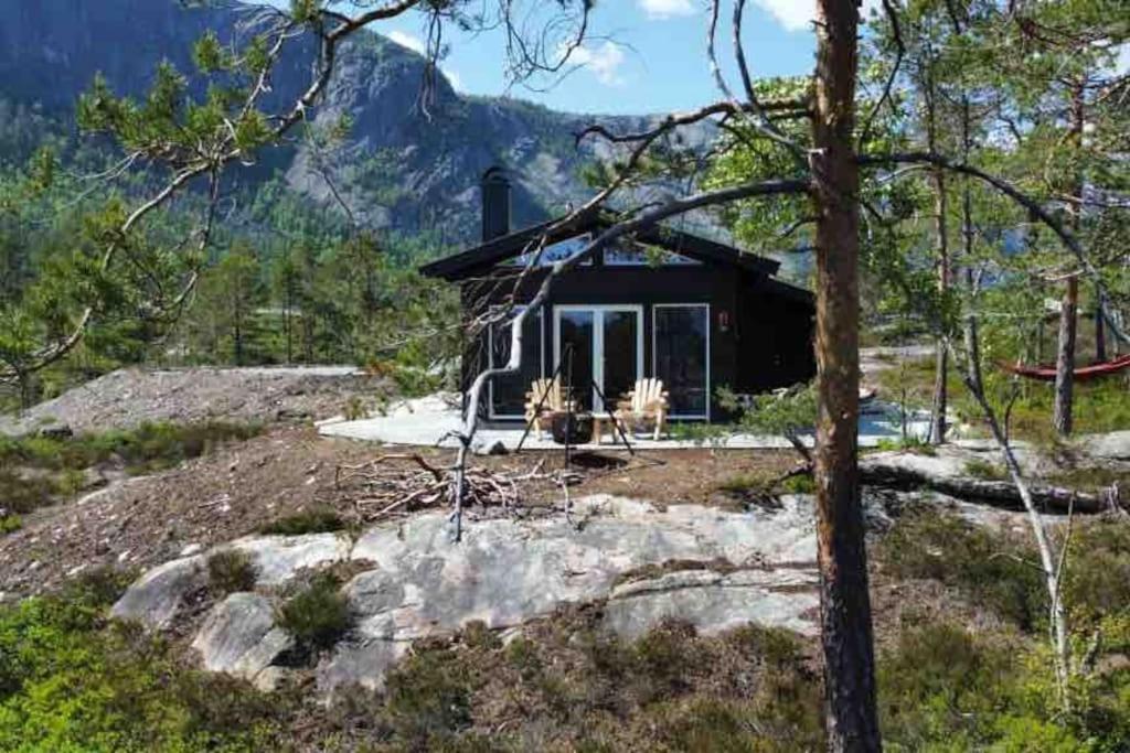 Cosy Cabin Between Lake And Mountain Treungen Exterior photo